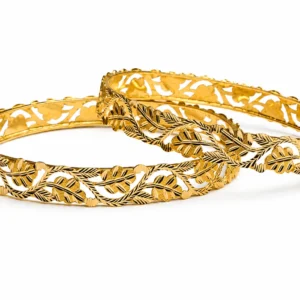 Golden Botanical Vine Bangles