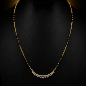 Crystal Curve Mangalsutra