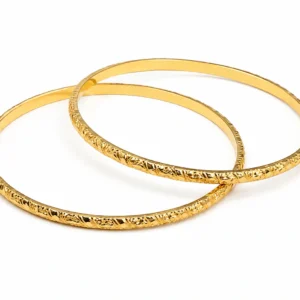 Golden Filigree Twist Bangles