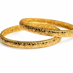 Golden Paisley Vine Bangles