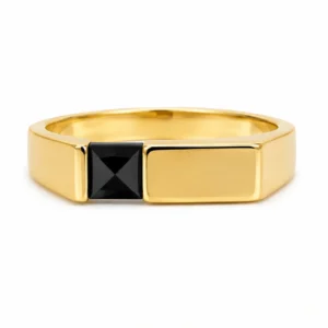 Edge Gold Ring