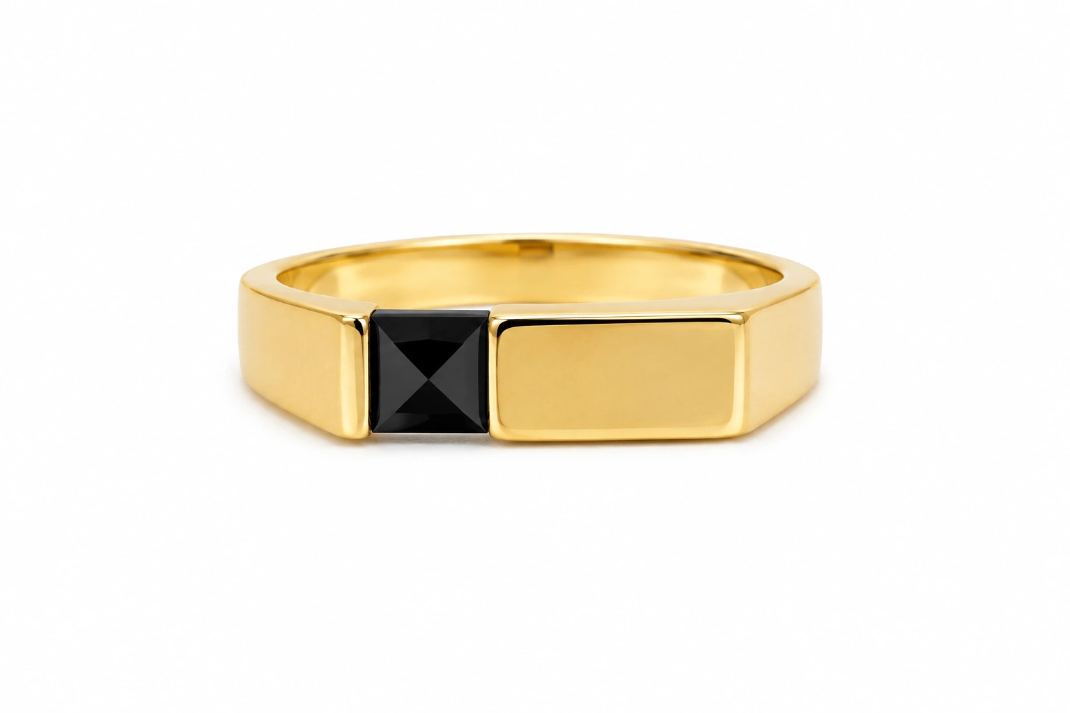 Edge Gold Ring