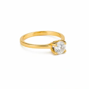 Classic Solitaire Gold Ring